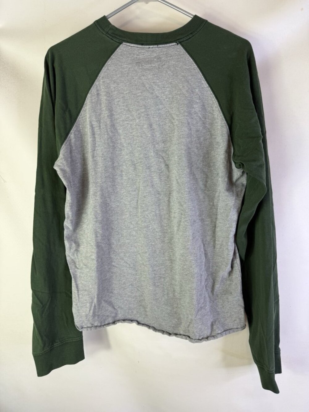 Vintage Y2K Abercrombie & Fitch Raglan T Shirt Spell Ou Muscle Fit - Picture 5 of 6